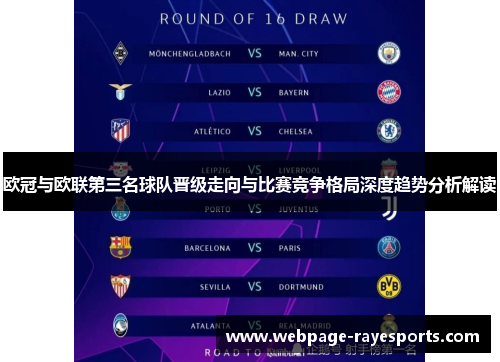 欧冠与欧联第三名球队晋级走向与比赛竞争格局深度趋势分析解读 欧冠与欧联第三名球队晋级走向与比赛竞争格局深度趋势分析解读